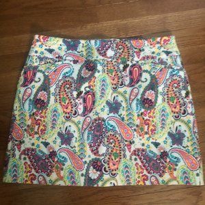 Size 12 Paisley skorts